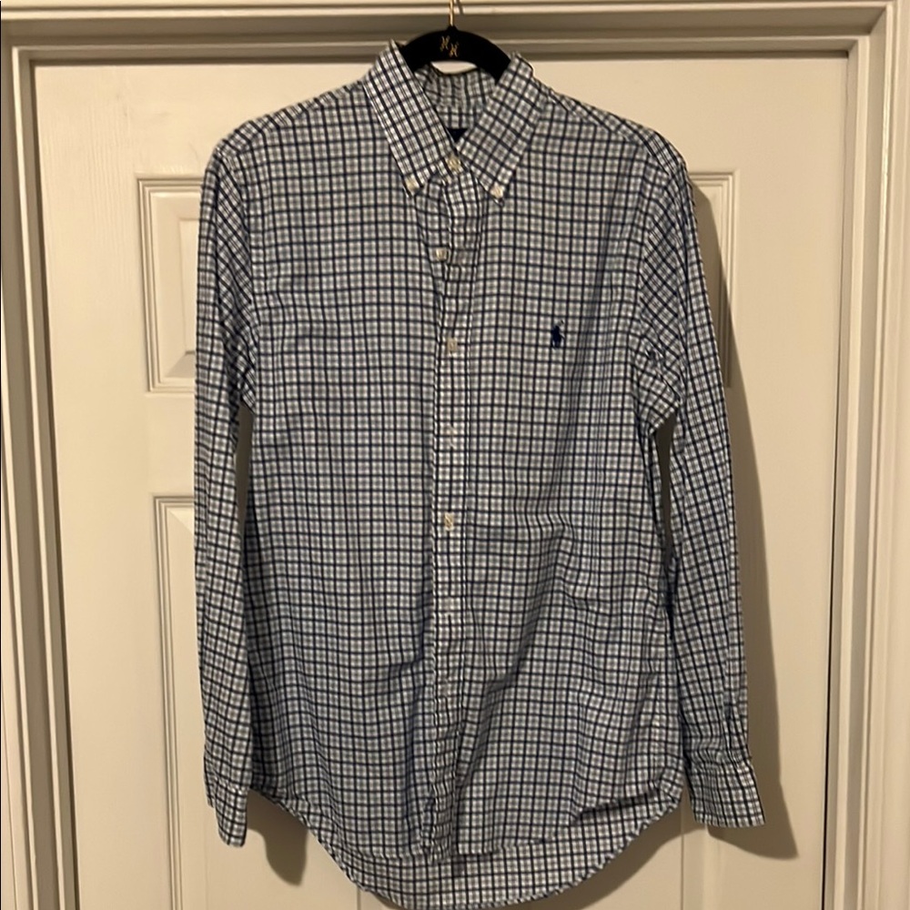 Polo by Ralph Lauren Blue Dress Shirt Classic Design